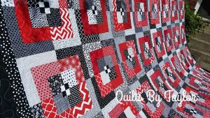 Modern quilt handmade quilt