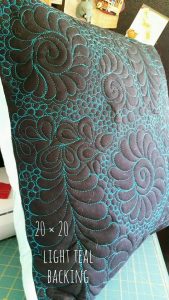 quilted pillow sham