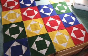 Primary Colors, Handmade Quilt
