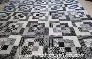 black and white quilts