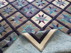Star Quilt for Sale, Grey Quilt