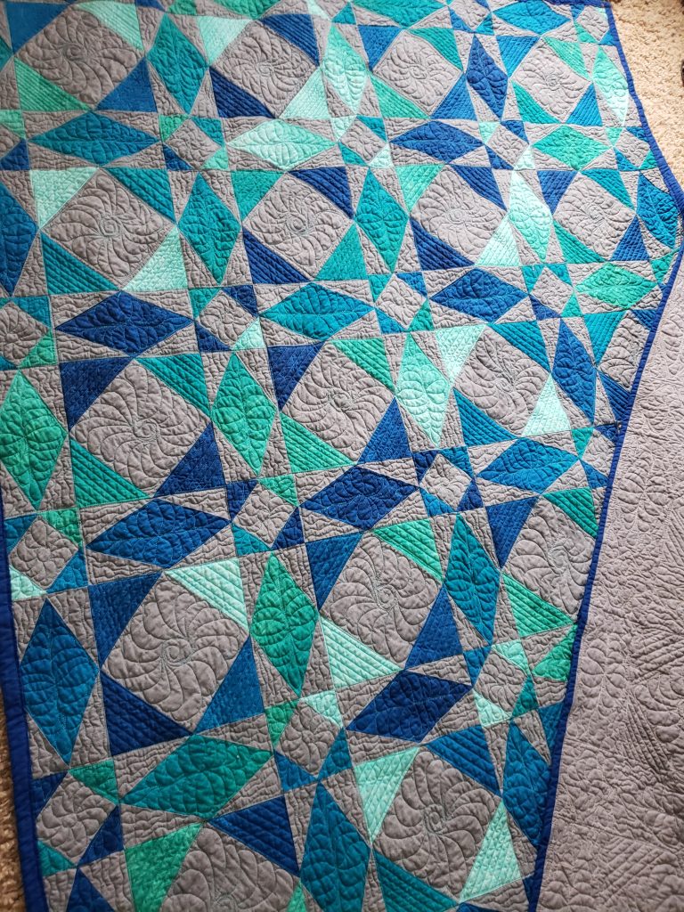 homemade quilt, custom quilted
