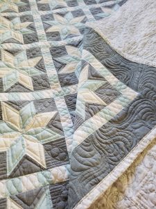 baby blue quilt